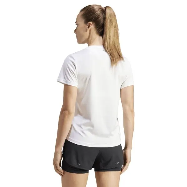 adidas RUN IT TEE Dámske bežecké tričko, biela, veľkosť
