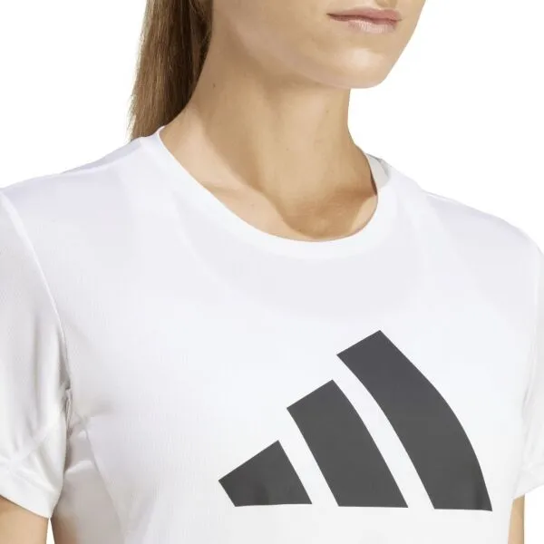 adidas RUN IT TEE Dámske bežecké tričko, biela, veľkosť