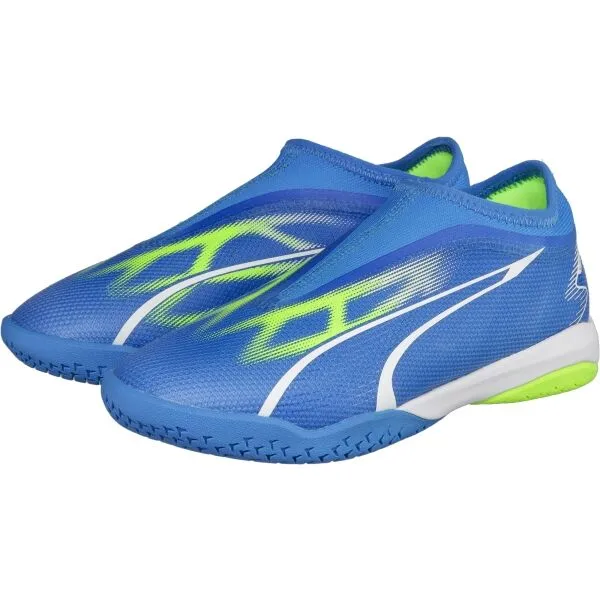Puma ULTRA MATCH LL IT JR Detská halová obuv, modrá, veľkosť 37