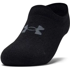 Under Armour ESSENTIAL ULTRALOW TAB 3PK Dámske nízke ponožky, čierna, veľkosť S