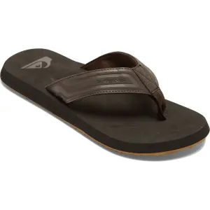 Quiksilver MONKEY WRENCH CORE Pánske žabky, hnedá, veľkosť 39