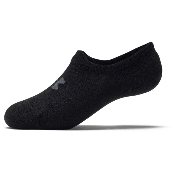 Under Armour ESSENTIAL ULTRALOW TAB 3PK Dámske nízke ponožky, čierna, veľkosť S