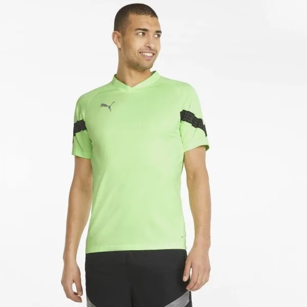 Puma teamFINAL Training Jersey Pánske športové tričko, svetlo zelená, veľkosť