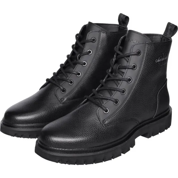 Calvin Klein EVA MID LACEUP BOOT Pánska členková obuv, čierna, veľkosť