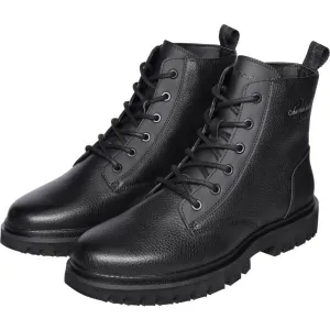 Calvin Klein EVA MID LACEUP BOOT Pánska členková obuv, čierna, veľkosť
