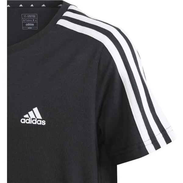 adidas ESSENTIALS 3-STRIPES DRESS Dievčenské šaty, čierna, veľkosť