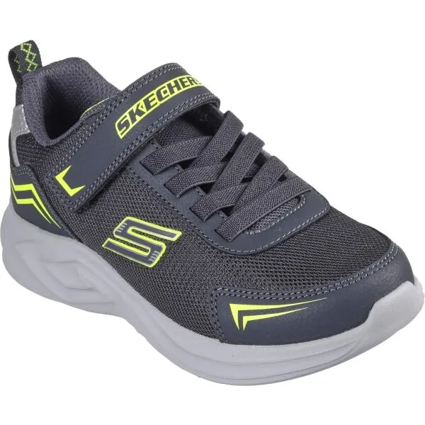 Skechers MAZEMATICS Detská vychádzková obuv, tmavo sivá, veľkosť