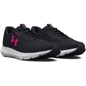 Dámska bežecká obuv UNDER ARMOUR UA W Charged Rogue 3 Storm black jet gray rebel pink