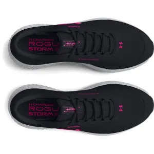 Dámska bežecká obuv UNDER ARMOUR UA W Charged Rogue 3 Storm black jet gray rebel pink