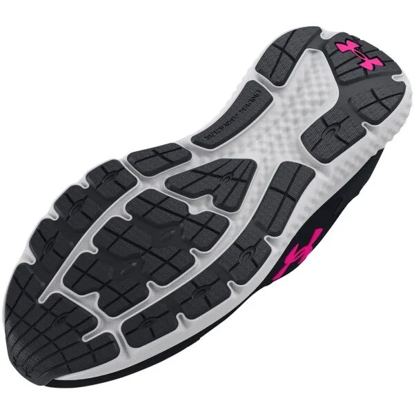 Dámska bežecká obuv UNDER ARMOUR UA W Charged Rogue 3 Storm black jet gray rebel pink