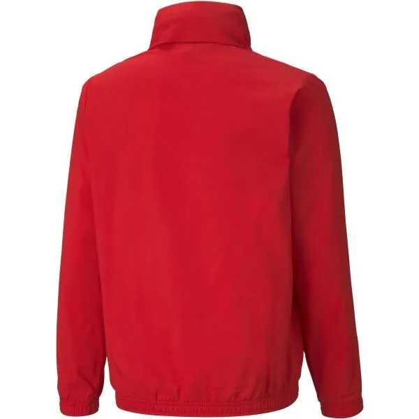 Puma TEAMRISE ALL WEATHER JKT JR Chlapčenská bunda, červená, veľkosť