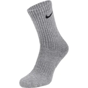 Ponožky NIKE 3 PACK-Everyday Cushion Crew-WHITE MGREYH BLACK