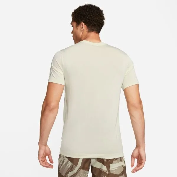 Nike NK DF TEE RLGD CAMO Pánske tréningové tričko, béžová, veľkosť