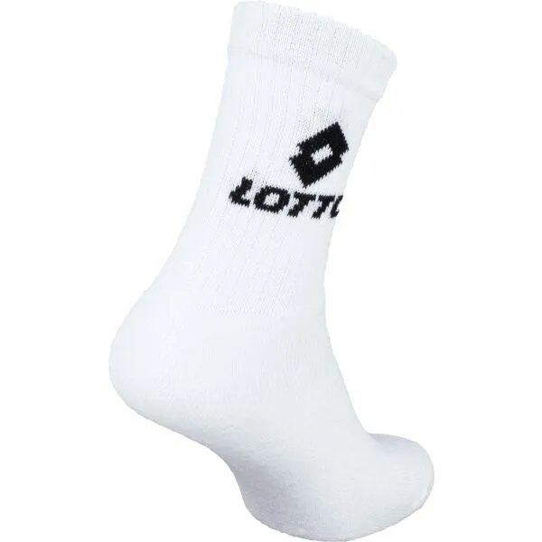 Lotto TENNIS 3P Unisex športové ponožky, biela, veľkosť