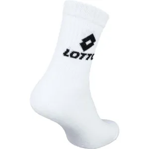 Lotto TENNIS 3P Unisex športové ponožky, biela, veľkosť