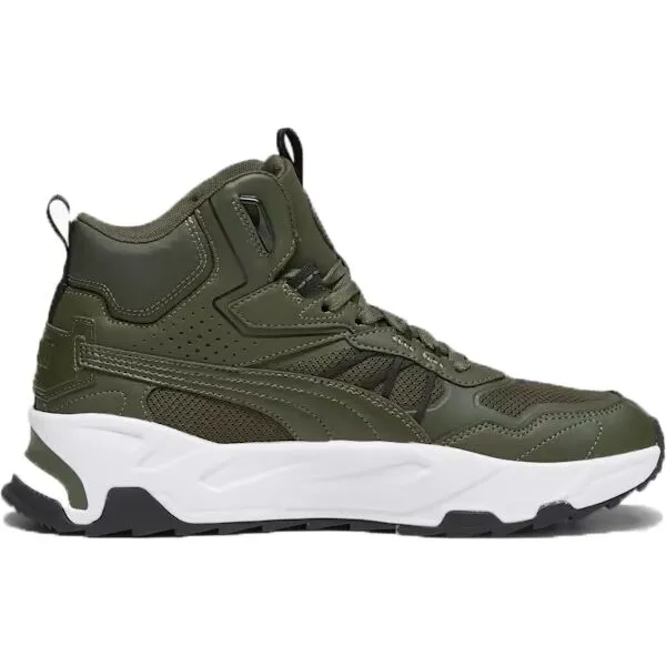 Puma TRINITY MID HYBRID Pánska voľnočasová obuv, khaki, veľkosť 40