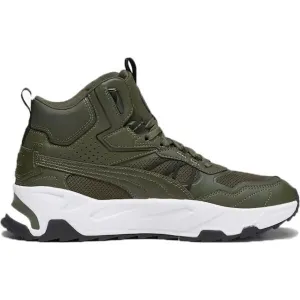Puma TRINITY MID HYBRID Pánska voľnočasová obuv, khaki, veľkosť 40