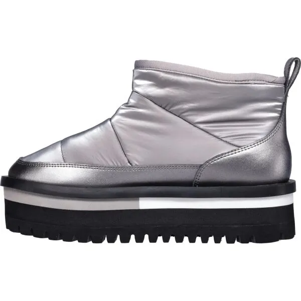 Tommy Hilfiger PADDED CLEAT FLATFORM ANKLE BOOTS Dámska obuv, strieborná, veľkosť