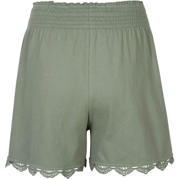 O'Neill SMOCKED SHORTS Dámske šortky, svetlo zelená, veľkosť