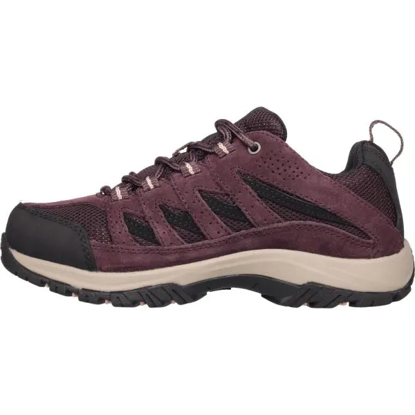 Columbia CRESTWOOD LOW W Dámska outdoorová obuv, vínová, veľkosť 41