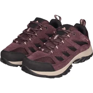 Columbia CRESTWOOD LOW W Dámska outdoorová obuv, vínová, veľkosť 41