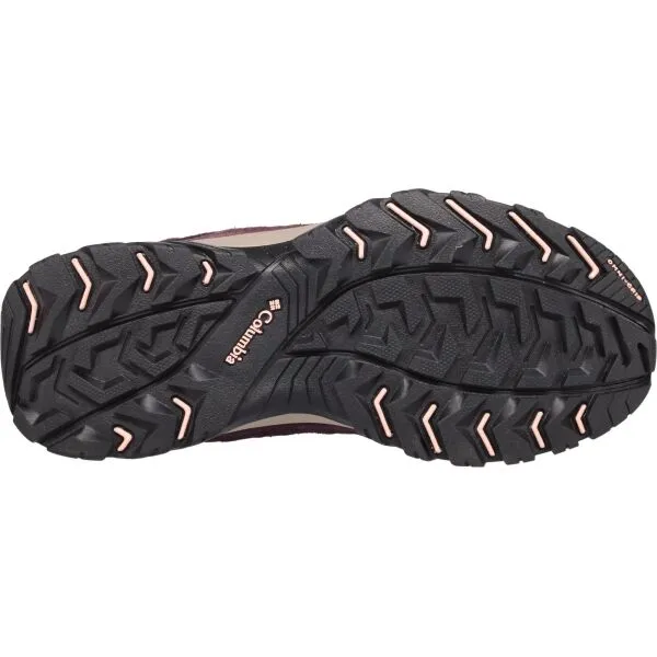 Columbia CRESTWOOD LOW W Dámska outdoorová obuv, vínová, veľkosť 41