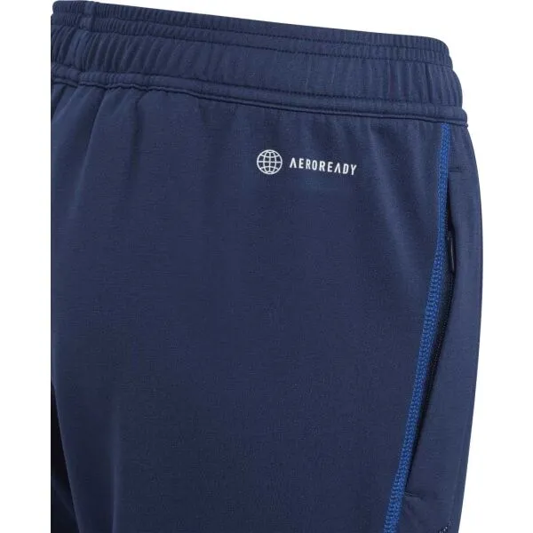 adidas TIRO 23 PANTS Juniorské tepláky, tmavo modrá, veľkosť