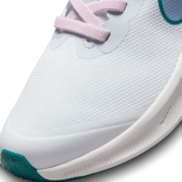 Nike STAR RUNNER 3 PSV Dievčenská voľnočasová obuv, biela, veľkosť 27.5