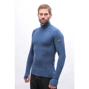 Sensor MERINO BOLD Pánske tričko s dlhým rukávom, modrá, veľkosť XXL