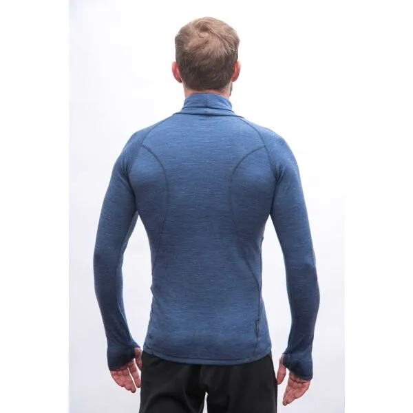 Sensor MERINO BOLD Pánske tričko s dlhým rukávom, modrá, veľkosť XXL