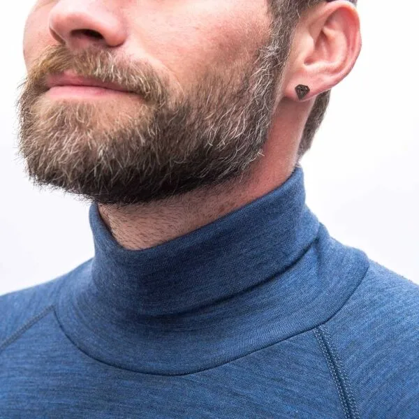 Sensor MERINO BOLD Pánske tričko s dlhým rukávom, modrá, veľkosť XXL