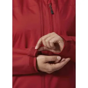 Helly Hansen CREW HOODED JACKET 2.0 W Dámska jachtárska bunda, červená, veľkosť