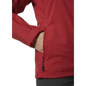 Helly Hansen CREW HOODED JACKET 2.0 W Dámska jachtárska bunda, červená, veľkosť