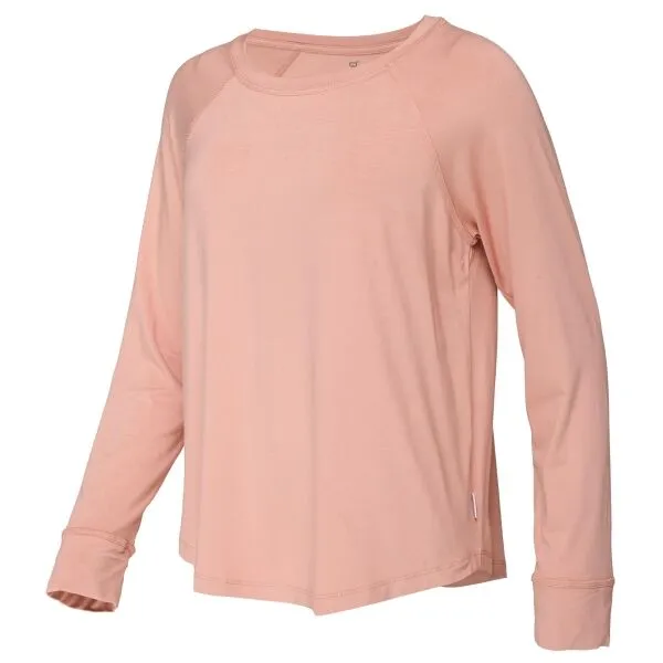 BOODY GOODNIGHT RAGLAN SLEEP TOP Dámske pyžamové tričko, ružová, veľkosť
