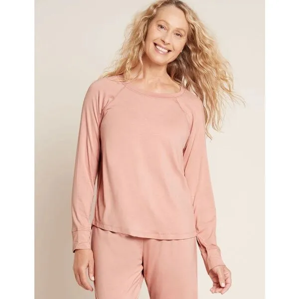 BOODY GOODNIGHT RAGLAN SLEEP TOP Dámske pyžamové tričko, ružová, veľkosť