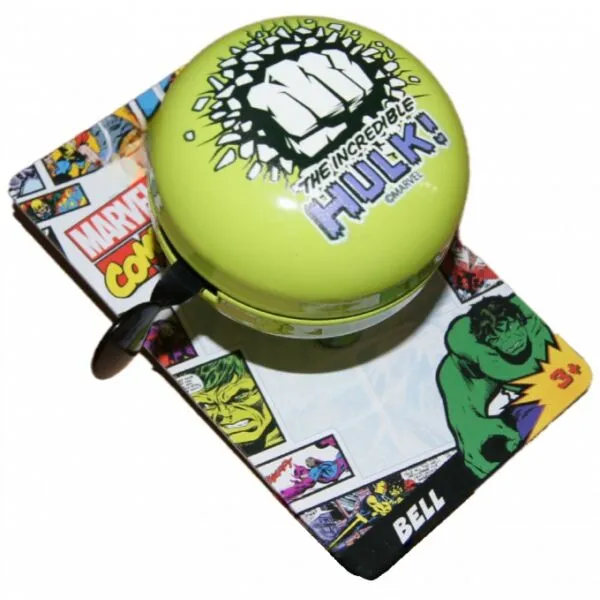 Disney HULK Retro zvonček na bicykel, svetlo zelená, veľkosť
