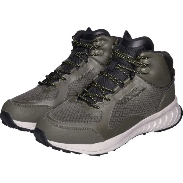 Champion STREET TREK 3.0 MID CUT Pánska voľnočasová obuv, khaki, veľkosť 42