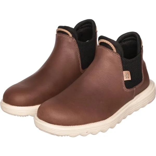 HEY DUDE BRANSON BOOT CRAFT LEATHER Dámska voľnočasová obuv, hnedá, veľkosť