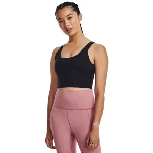 Under Armour MERIDIAN FITTED CROP Športová podprsenka, čierna, veľkosť