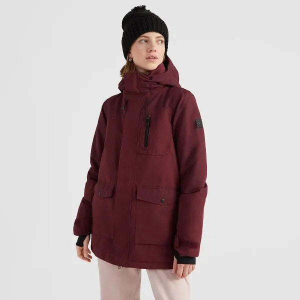 O'Neill UTILITY JACKET Dámska lyžiarska bunda, vínová, veľkosť