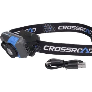 Crossroad VEGA 700 Čelovka, sivá, veľkosť
