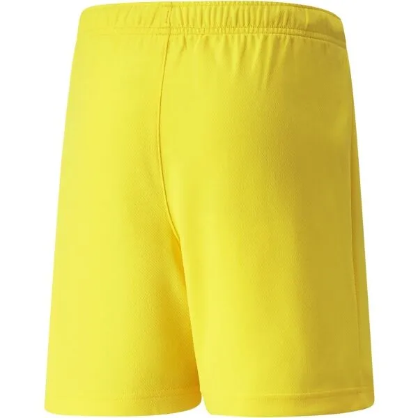 Puma TEAMRISE SHORT JR Juniorské šortky, žltá, veľkosť