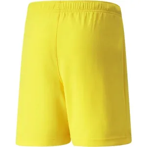 Puma TEAMRISE SHORT JR Juniorské šortky, žltá, veľkosť