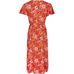 O'Neill KNOT FRONT DRESS Dámske šaty, červená, veľkosť