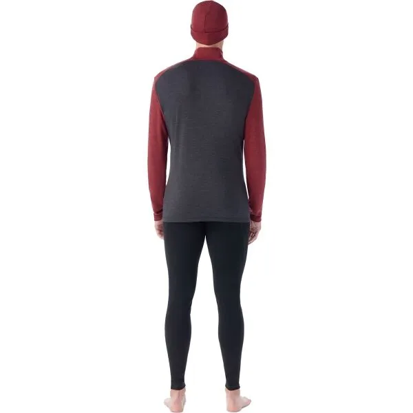 Smartwool CLASSIC THERMAL MERINO BL 1/4 ZIP Pánske termo tričko, tmavo sivá, veľkosť