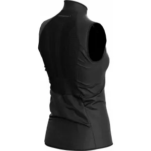 Compressport HURRICANE WINDPROOF VEST W Dámska vetruodolná vesta, čierna, veľkosť