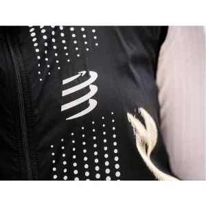 Compressport HURRICANE WINDPROOF VEST W Dámska vetruodolná vesta, čierna, veľkosť