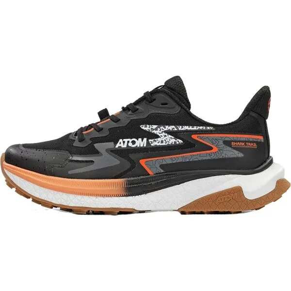 ATOM SHARK TRAIL Pánske bežecké topánky, čierna, veľkosť