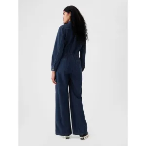 GAP Denim cargo jumpsuit Utility - Women's