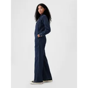 GAP Denim cargo jumpsuit Utility - Women's